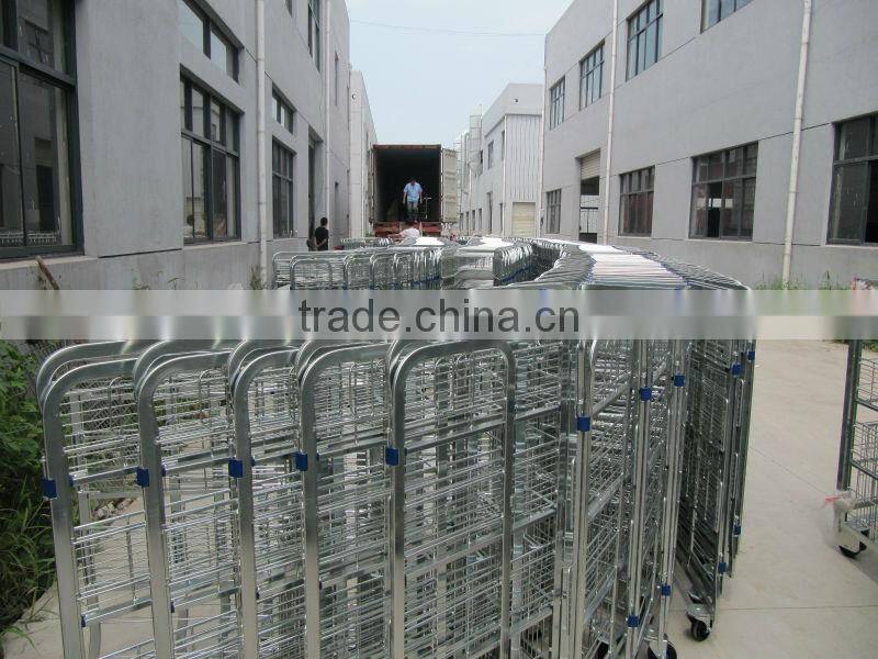 wire and tube frame stackable dairy contianer