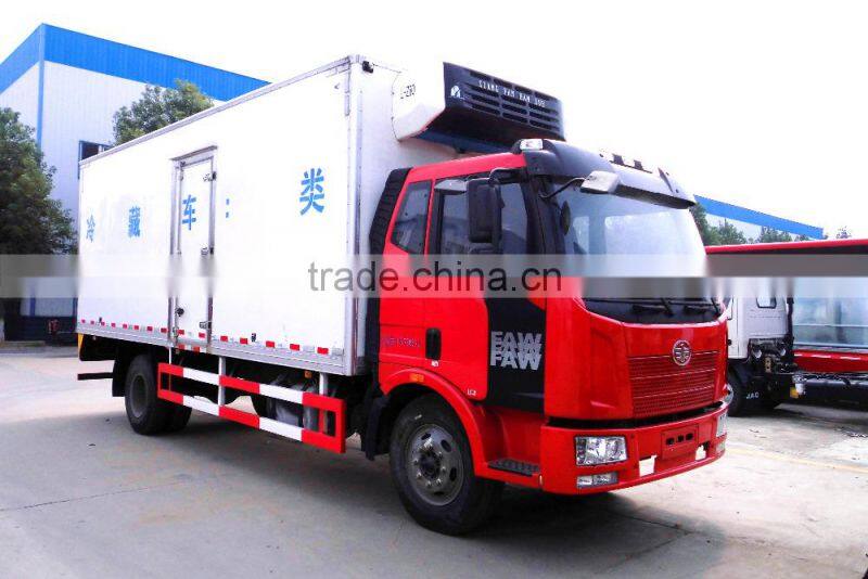 FAW 10TON refrigerator freezer truck