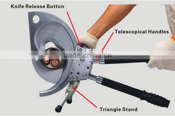 XLJ-95A Duck ratchet cable cutter for copper aluminum armoured cable