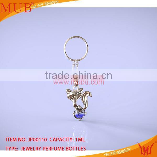 Latest Fashion Cross Shape Glass Jewelry Perfume Necklace Bottle