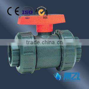 PVC BALL VALVE WITH pressure gauge 1.0Mpa/10bar /10.2kgf/cm 2