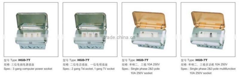 HGD-180K Series Open Type Floor Socket