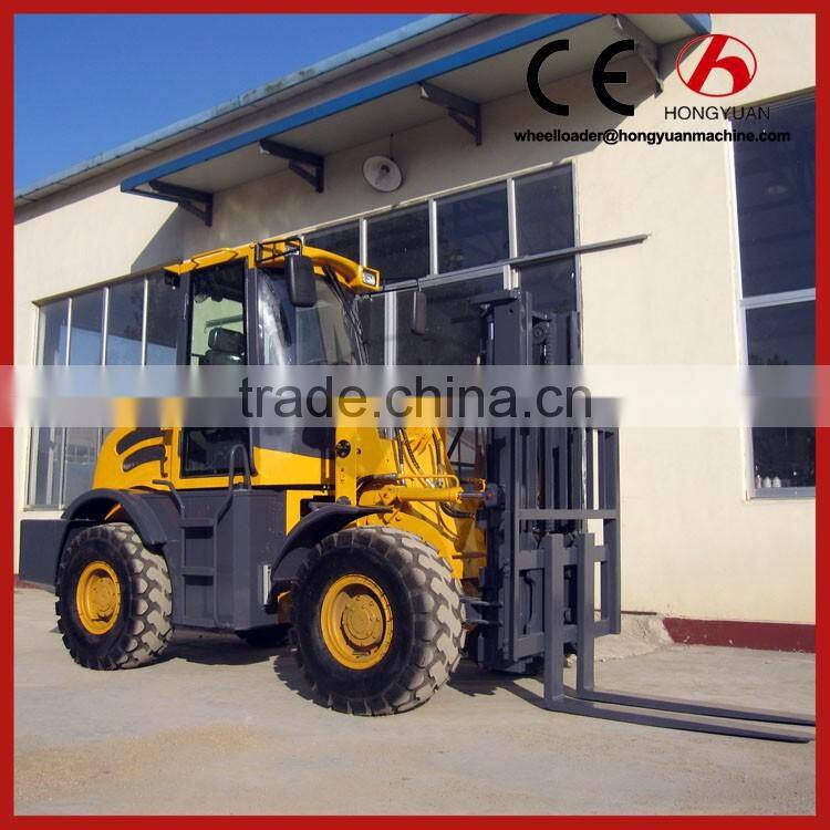 Forklift machine 5T rough terrain forklift/off road 4x4 forklift/rough terrain forklift