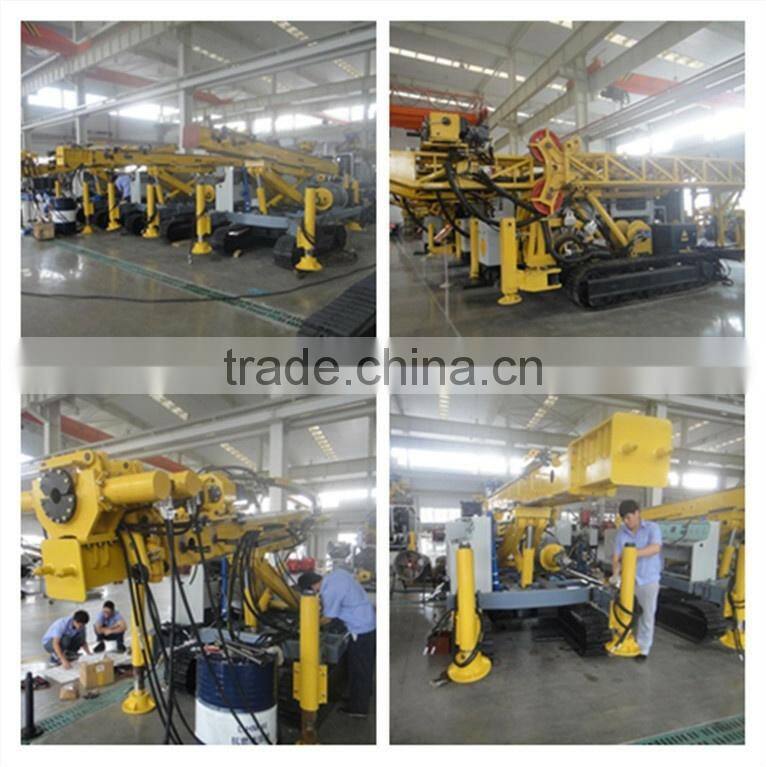 Jet grouting drilling rig with dth equipment