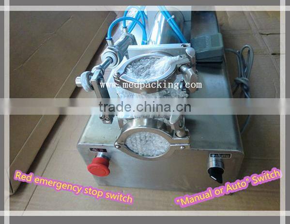 Small Scale Single Head Cream Pneumtic Filling Machine with 100-1000ml