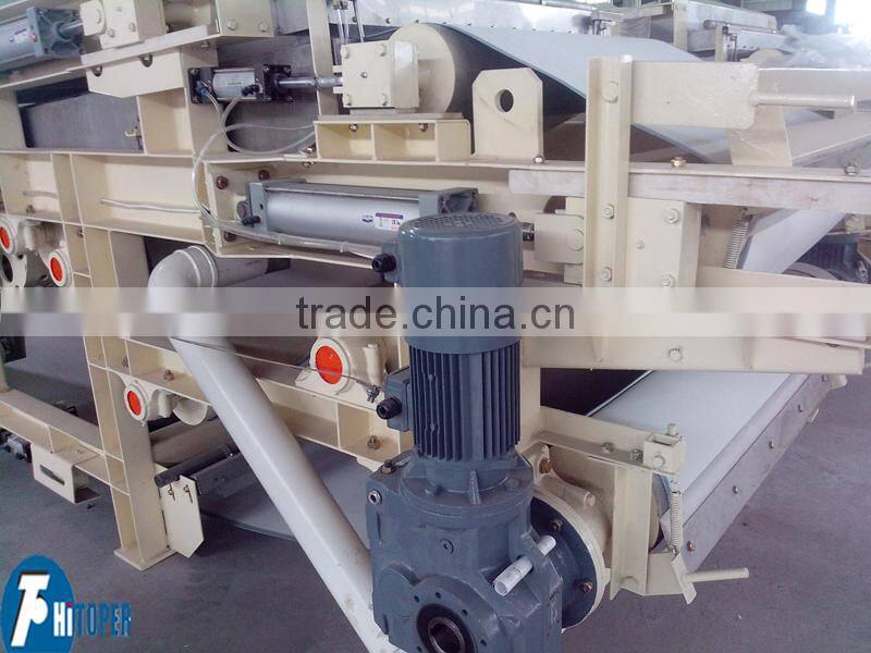 Continous operation belt filter press for effluent treatment plant
