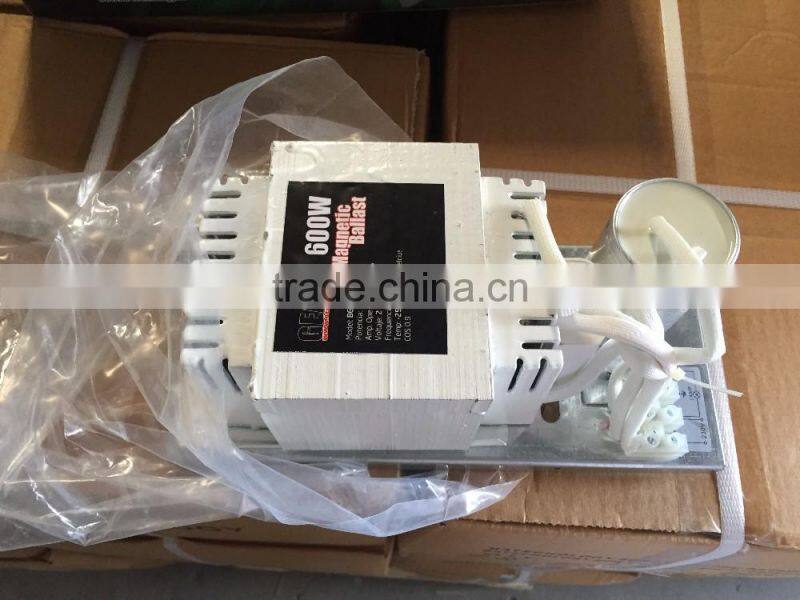 Hydroponic 600w Open magnetic ballast grow lamp ballast