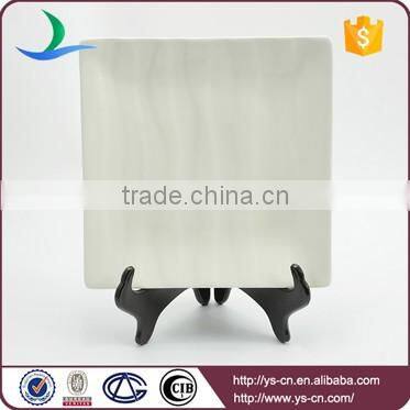 Wholesale restaurant cheap porcelain bulk white catering dinner plates