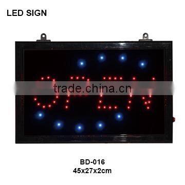 customizable outdoor led open sign BD-016