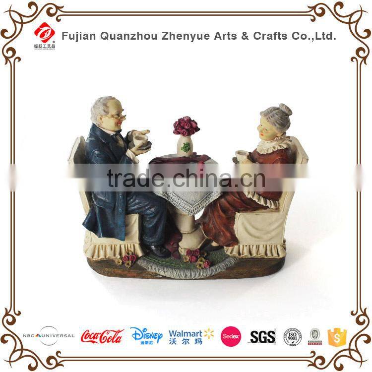 2015 handmade crafts resin grandma figurine