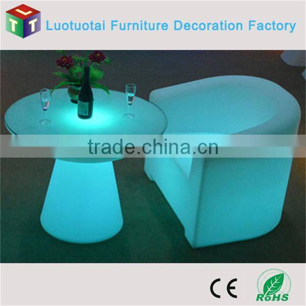 led bar furniture /lighted up glowing 16 color change led bar table
