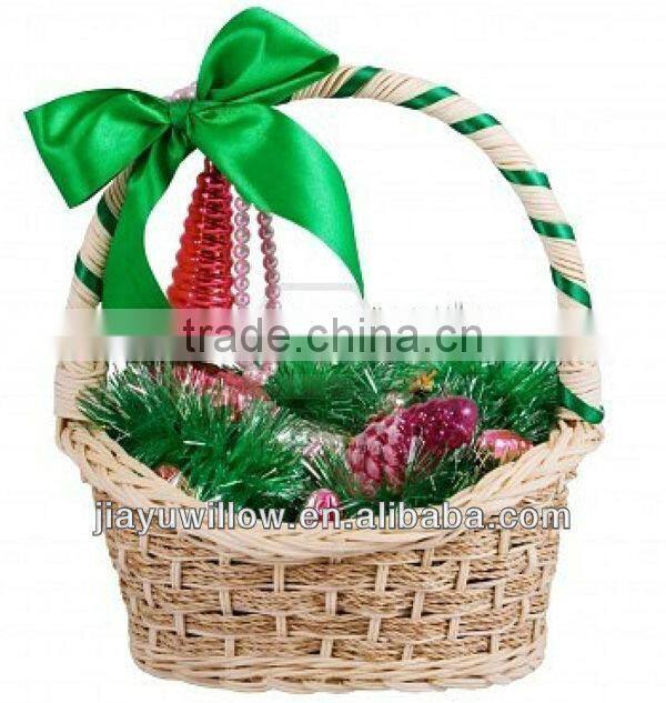 Wholesale empty willow flower vase baskets