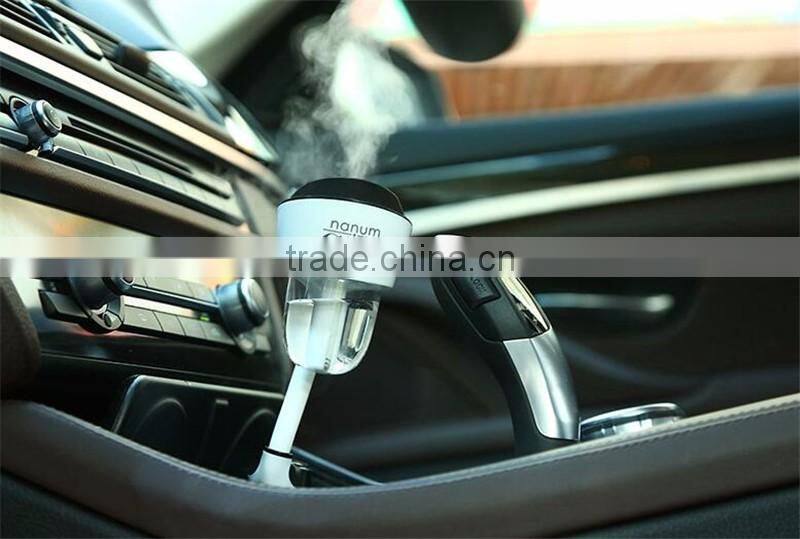 electric portable air usb mini humidifier for car 2016 Hot Selling mini Car Air Smoke Humidifier