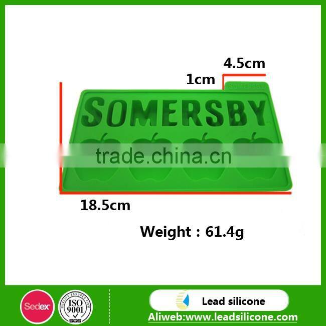 Apple Shape Silicone Ice Cube Tray