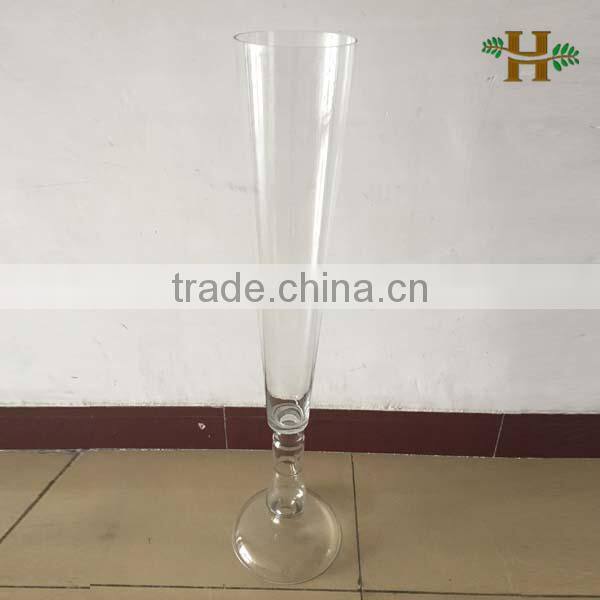 90cm Tall and Clear Glass Vase Big Wine Glass Vase