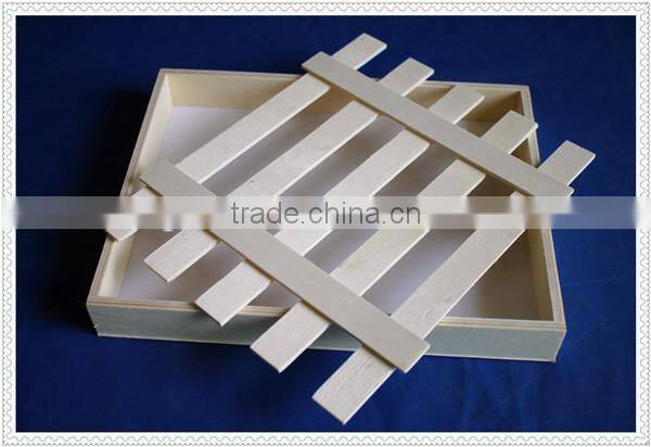 2015 decorative unfinished bark wooden chocolate barrel