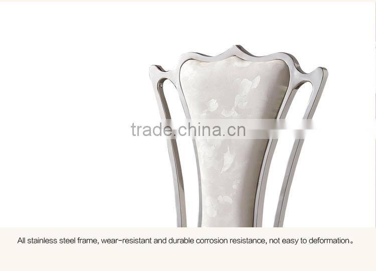 B353 New arrival velvet fabric dining Chair