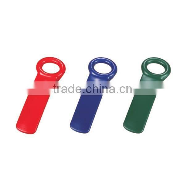 Plastic water bottle opener