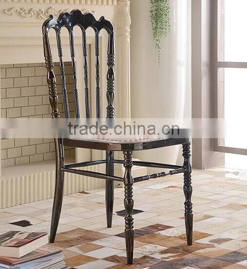 quality polished grey stainless steel luxury modern chiavari chair LQ-SSC001G