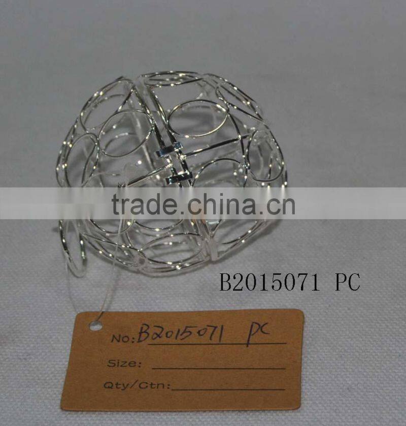 gold ,silver or paint dark iron decorative jumping balls