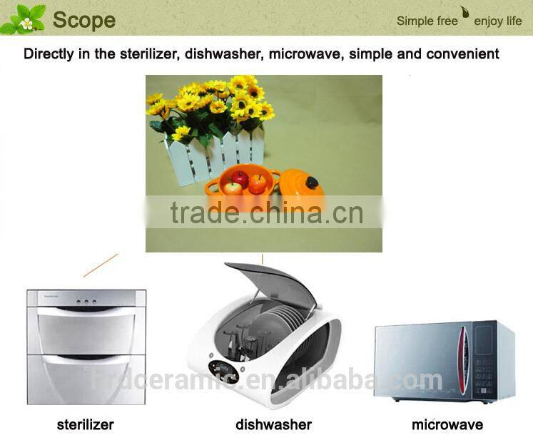 wholesale daily use round porcelain with lid ceramic bakeware