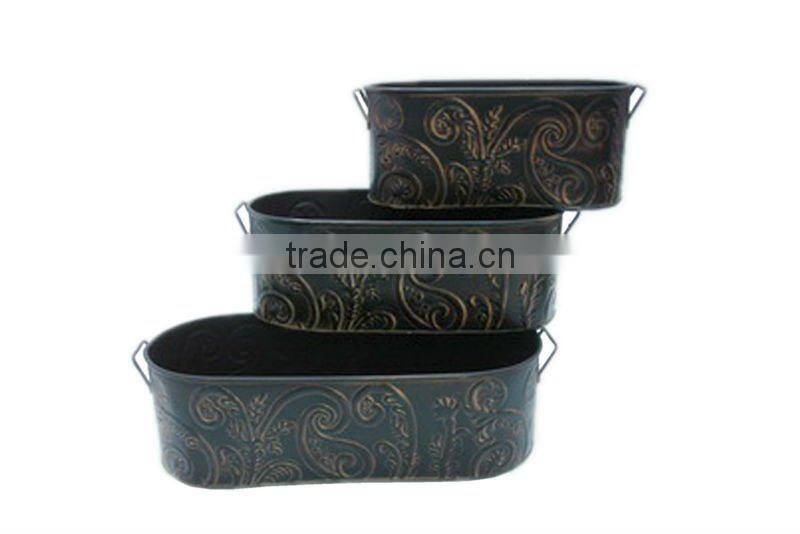 Metal Window Planter Set of 3