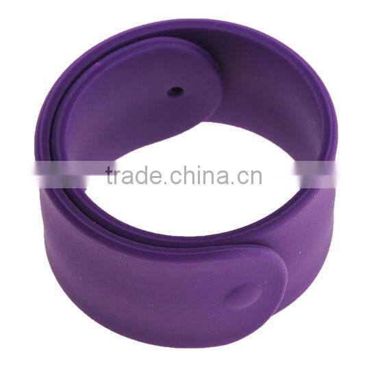 silicone slap bracelets printed customized logo