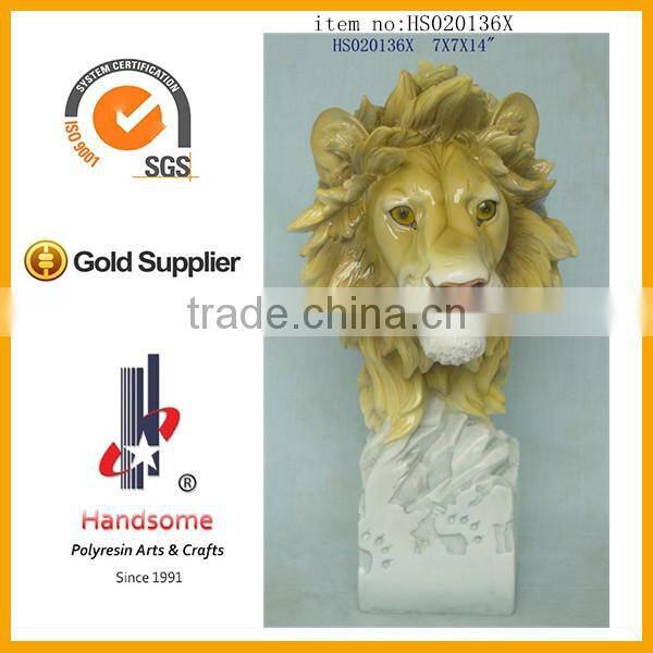New Design Resin Lion Head