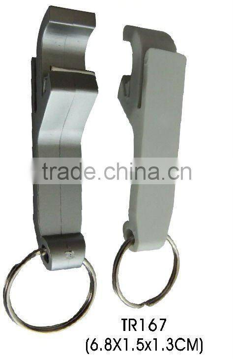 Good selling plastic beer bottle opener keychain