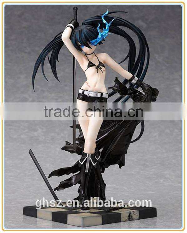Factory price japanese black rock shooter episode 1anime figure for sale