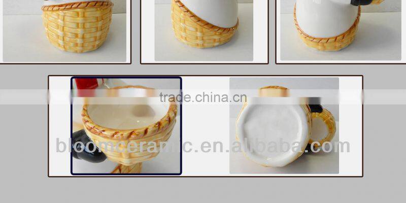 2014 Bloom ceramic christmas candle holders