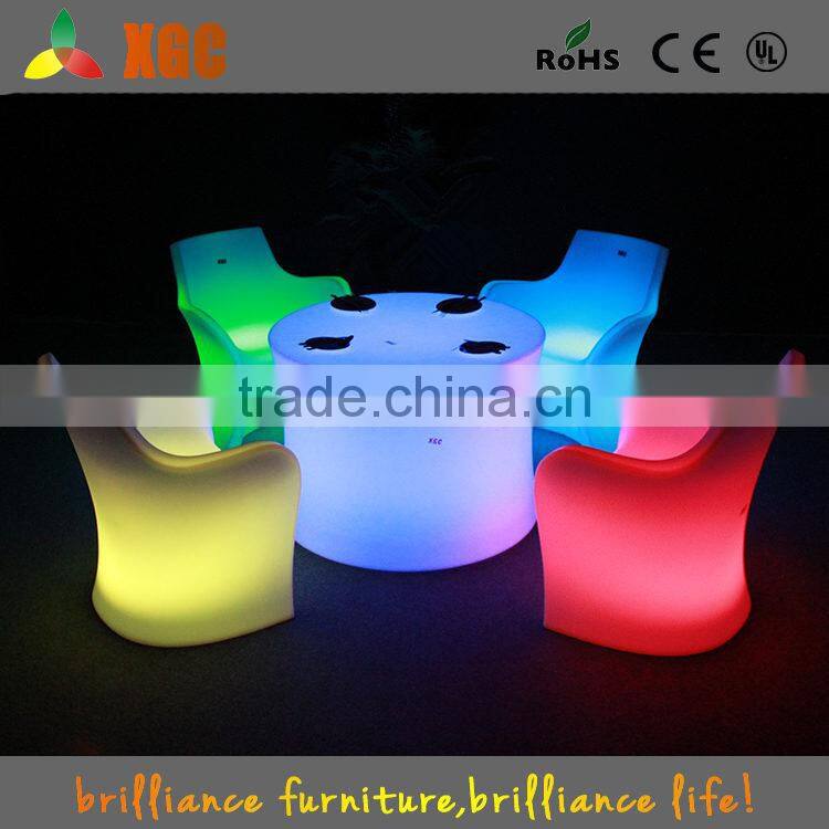 used nightclub furniture colorful table and chairs set