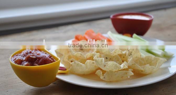 4 PCS Set Plastic Dip Clip Colorful Bowl Clip Mini Plate Sauce Clip