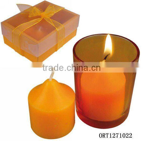 High quality different size pineapple shape candle glass holder