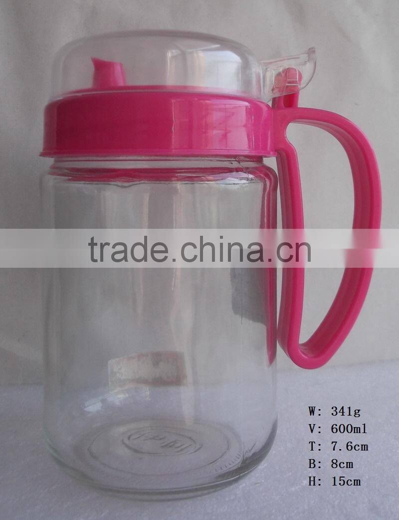 600ml 20oz glass soy jars vinegar oil bottle