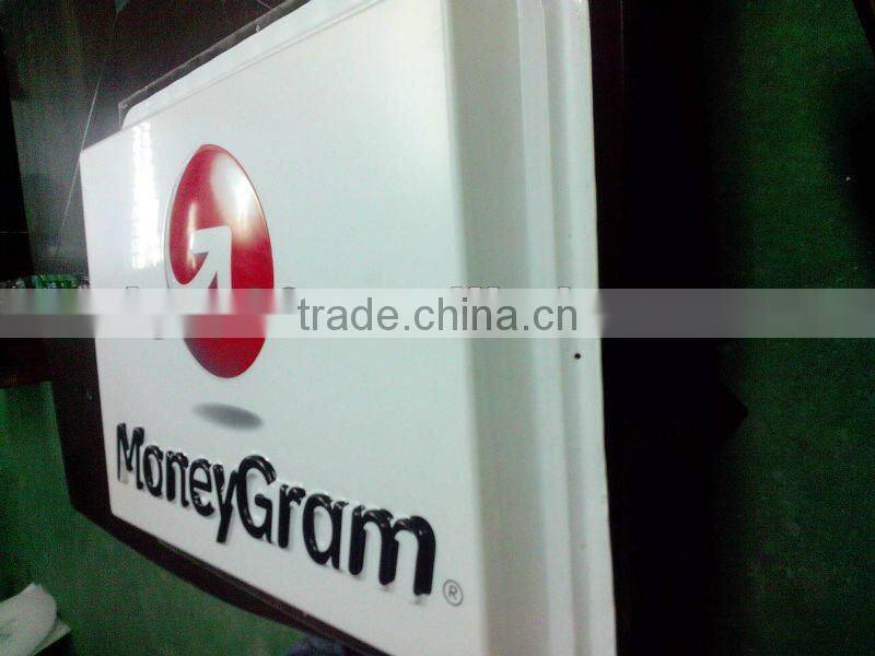 ABS vacuum forming blister advertising beacon cover of plastic