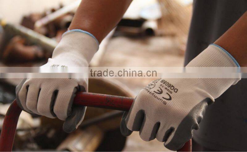 sunnyhope13gauge nylon nitrile work gloves for Warehouse