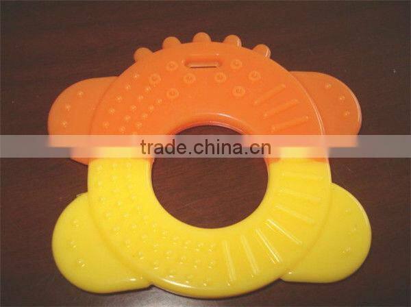 Colorful funny silicone baby teether
