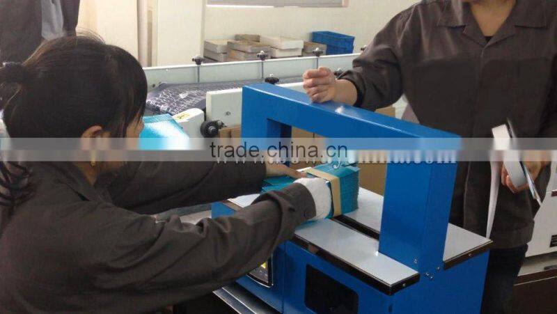 Desktop automatic seal and cut OPP & Paper Tape books tieing machine