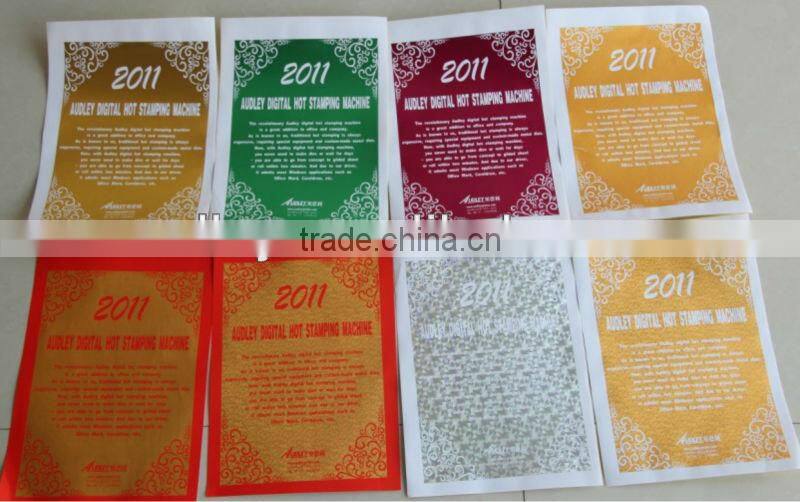 Auto feeding Wedding invitaion card foil printer visiting card printer ADL-330B