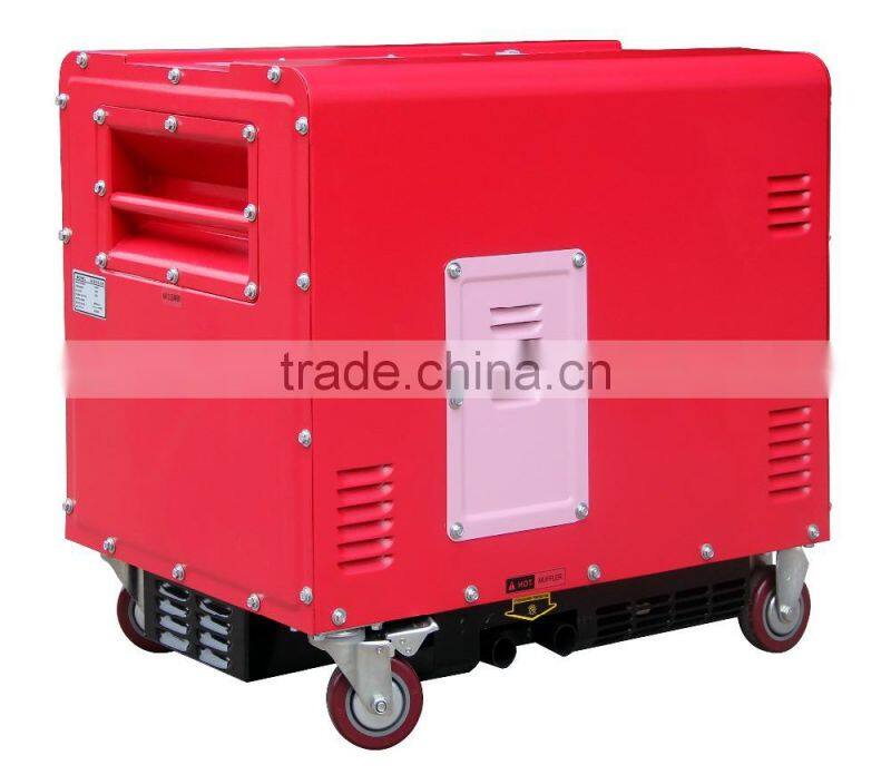 Taizhou 100% copper wire new design single phase sound proof diesel generator