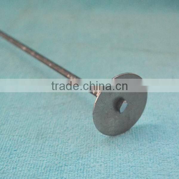 Garden fabric pins with washer