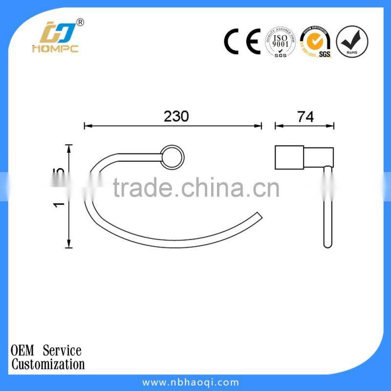 circle design of towel ring