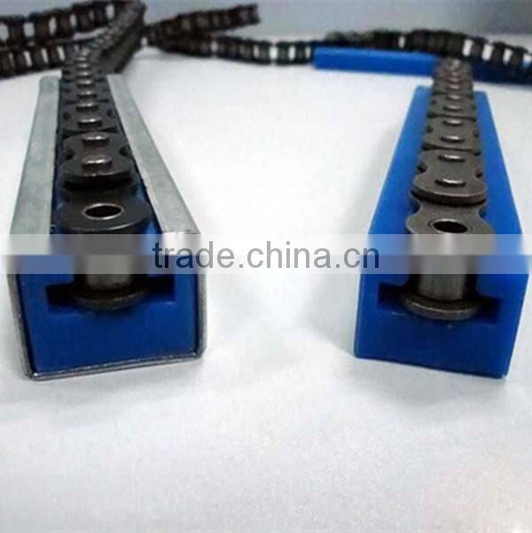 China UHMW polyethylene chain plastic liner guide rail on sale