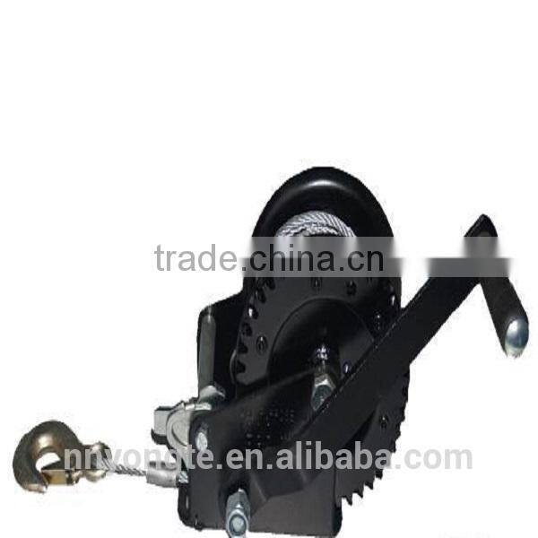 Black Manual Crank Winches