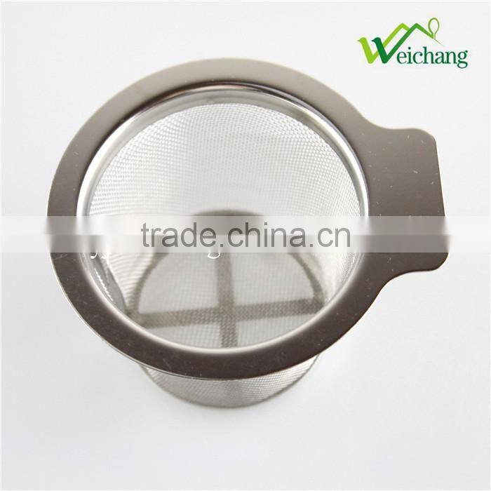 WCA186 Classic style Stainless Steel Mesh Tea Strainer Infuser - Durable and Rust Resistant