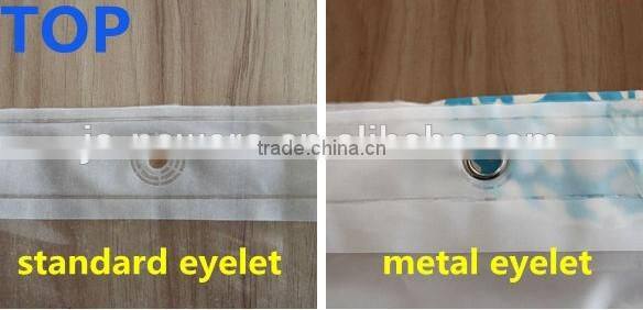 2pcs Plastic shower curtains