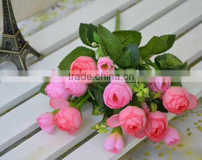 12" wholesale decorative silk artificial flower
