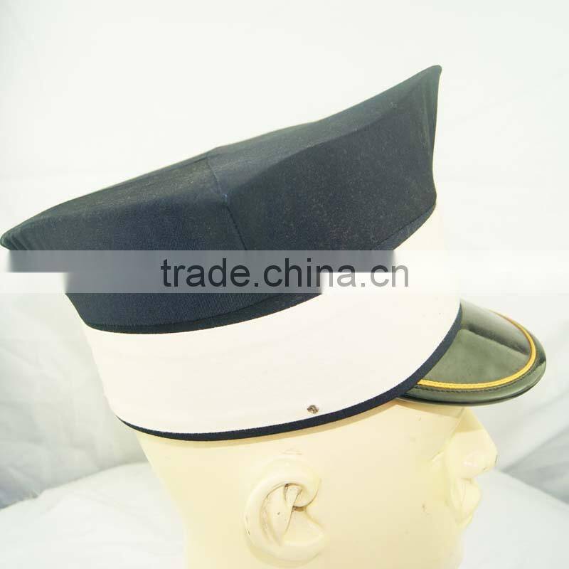 high quality navy blue military hat