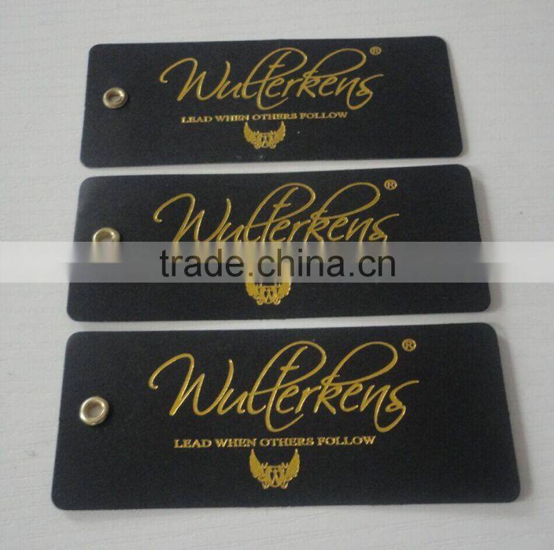 2017 Factory direct wholesale custom hair extension paper hang tags